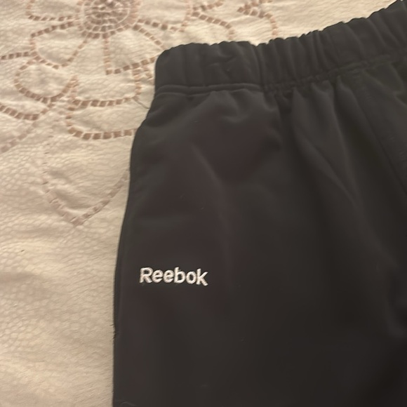 Kids Pittsburgh Penguins black Reebok track pants size 7 elastic waist - Picture 3 of 9